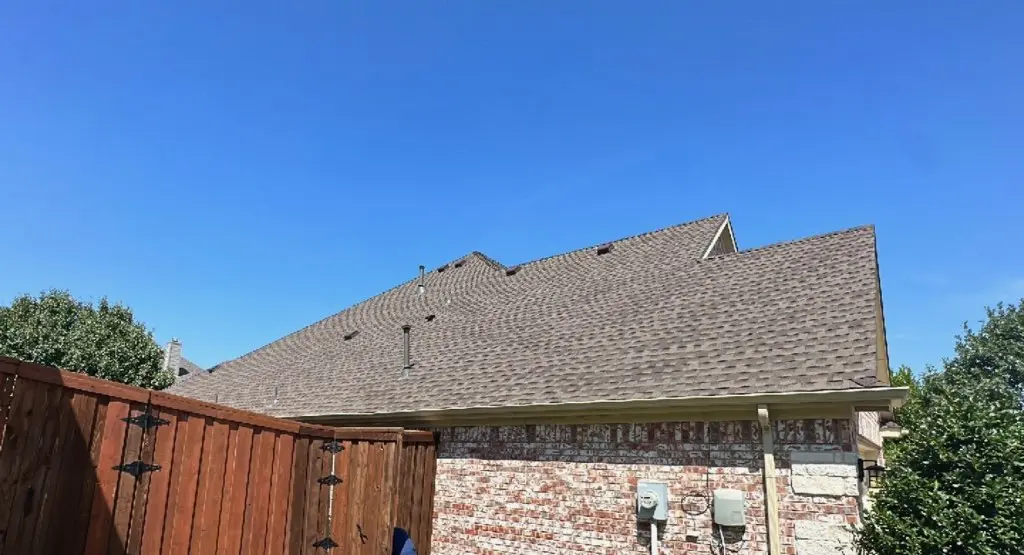Completed roof replacement project in Hillcrest Heights